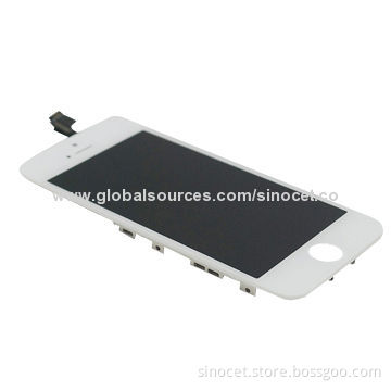 LCD Screen Digitizer for iPhone 5S, Available in White, Grade A
